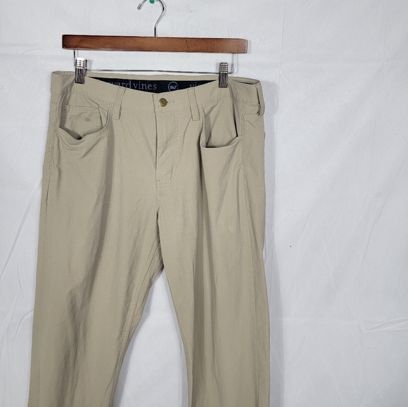 Men's Tan Vineyard Vines 32x30 pants - Picture 4 of 5